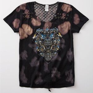 Chromium Panther T-Shirt | Charcoal Black Crystal